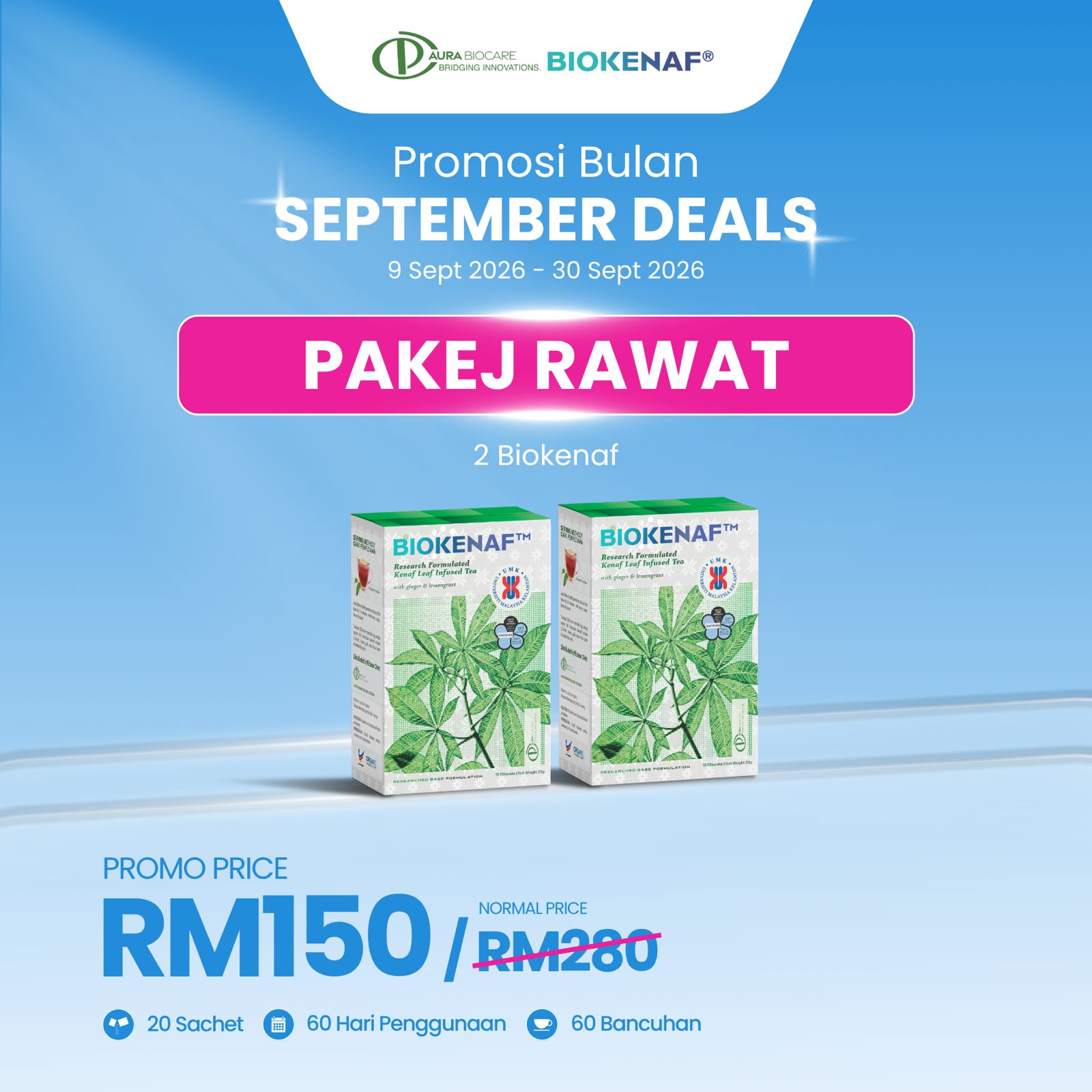 Pakej Rawat (2 Kotak)