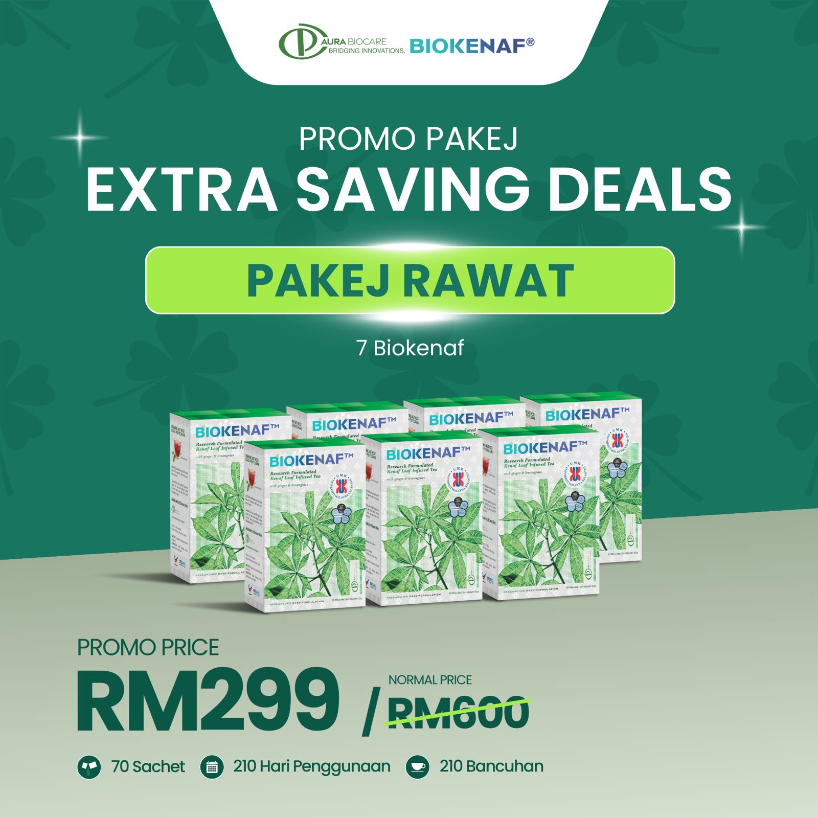 Pakej Rawat (7 Kotak) — RM299